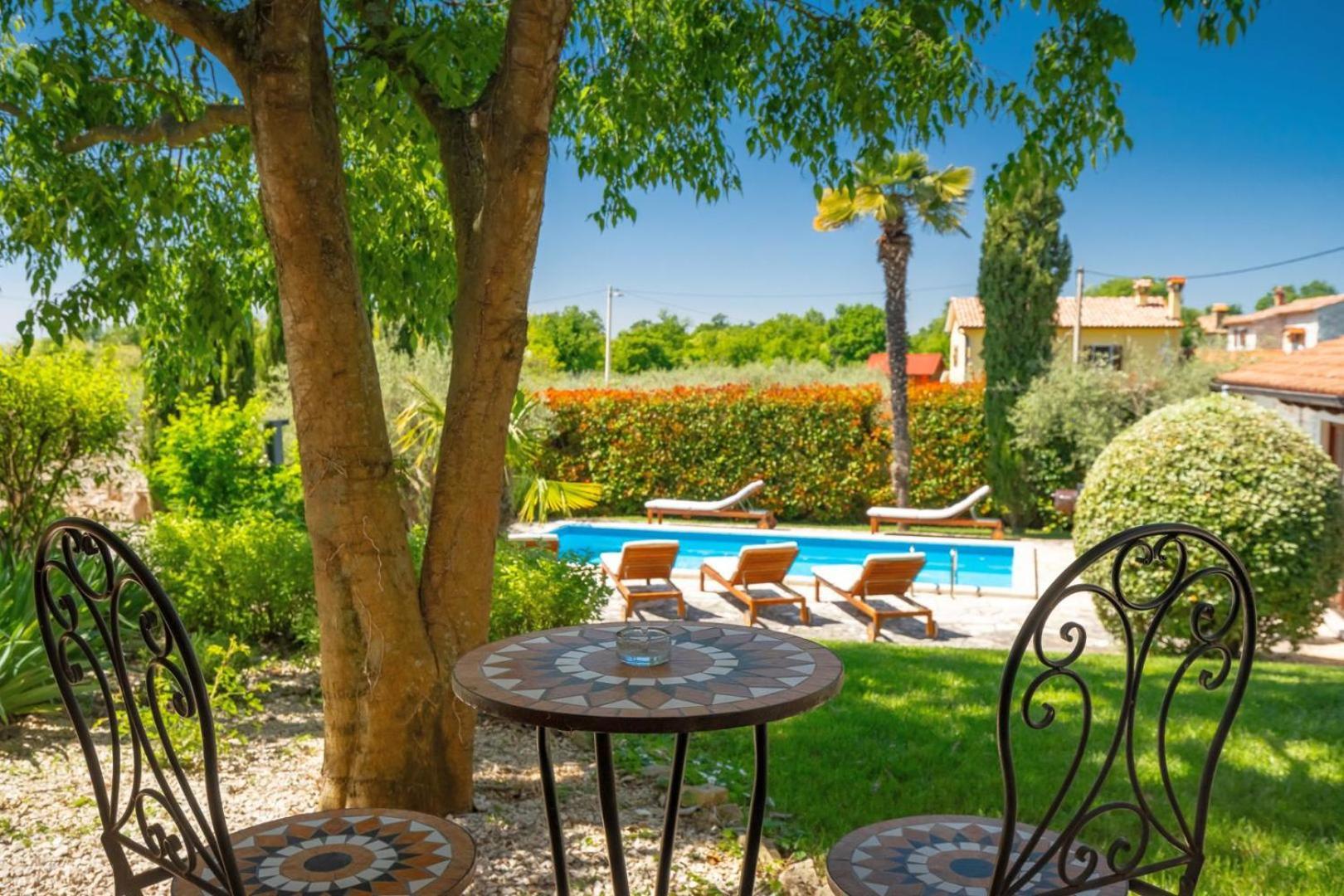 Rustic Villa Cehici With Pool In Sveti Lovrec Jehnici ภายนอก รูปภาพ