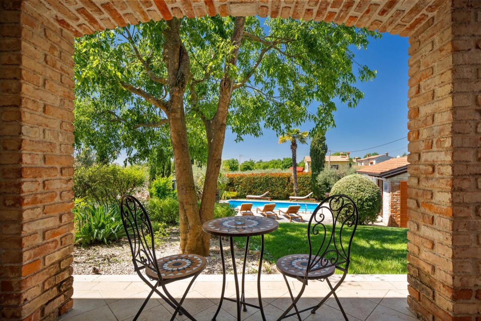 Rustic Villa Cehici With Pool In Sveti Lovrec Jehnici ภายนอก รูปภาพ